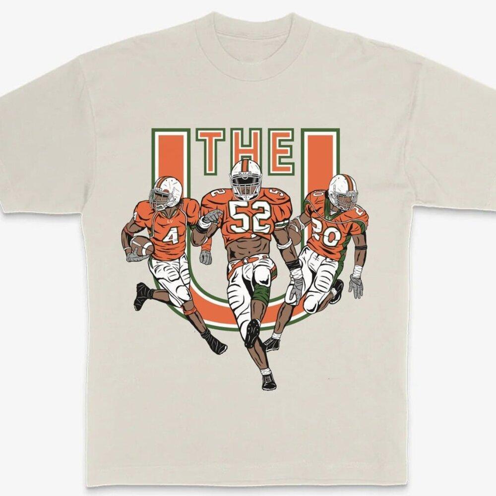 Miami Hurricanes University The U Tailgating Tee Shirt